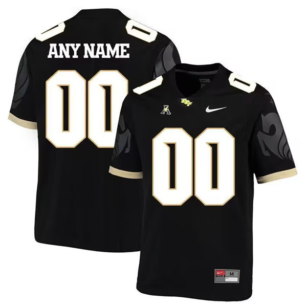Men%27s UCF Knights ACTIVE PLAYER Custom Black Stitched Football Jersey->customized nhl jersey->Custom Jersey